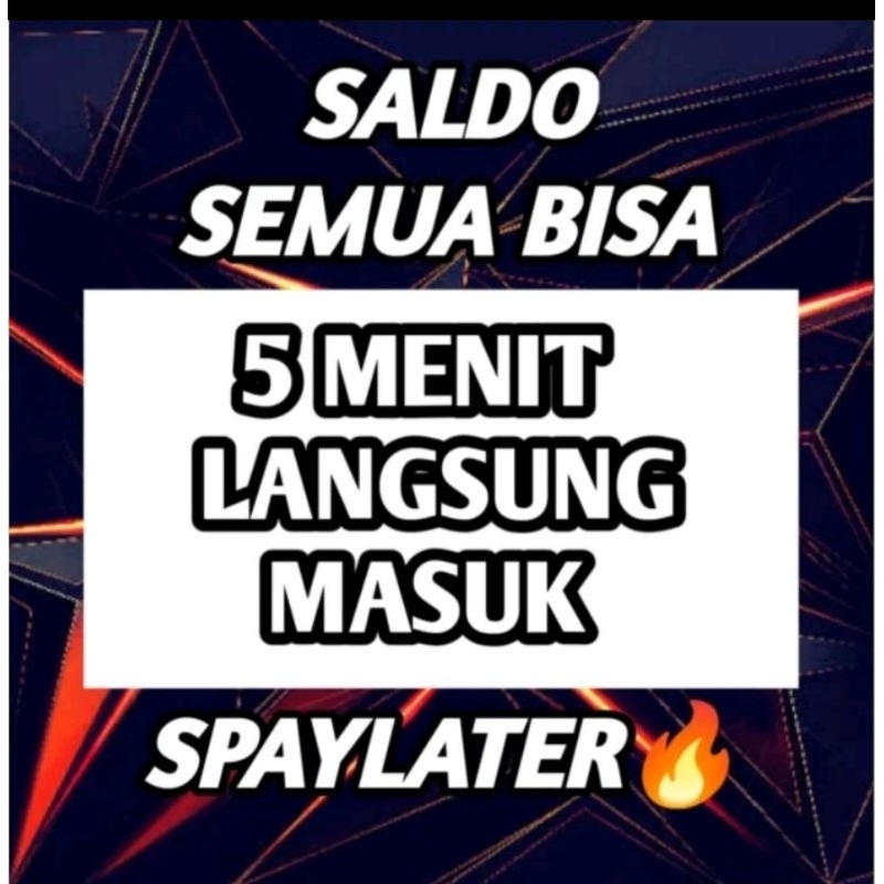 

TOPUP SALDO 1MENIT TERMURAH