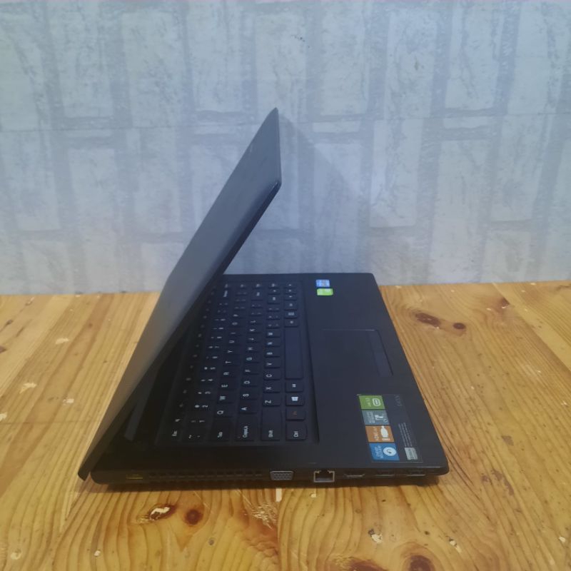 Laptop Lenovo G400S Cor i3-3120M Ram 4Gb HDD 500Gb Doble vga Nvdia geforce GT 720M Win.10 Layar 14 inc Full Aplokasi Siap pakai Mulus