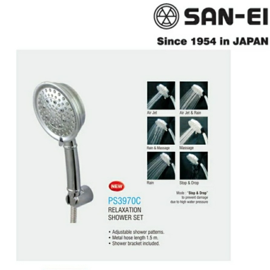 SAN EI PS3970C hand shower mandi ORIGINAL PS 3970 C