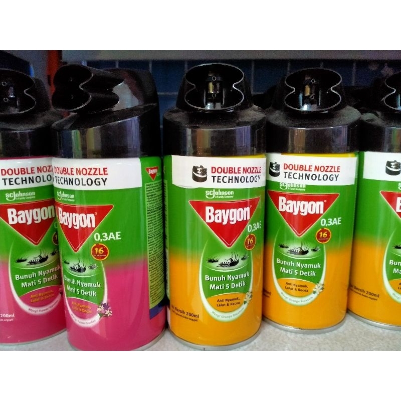 BAYGON AEROSOL 200ML (KHUSUS PULAU JAWA)