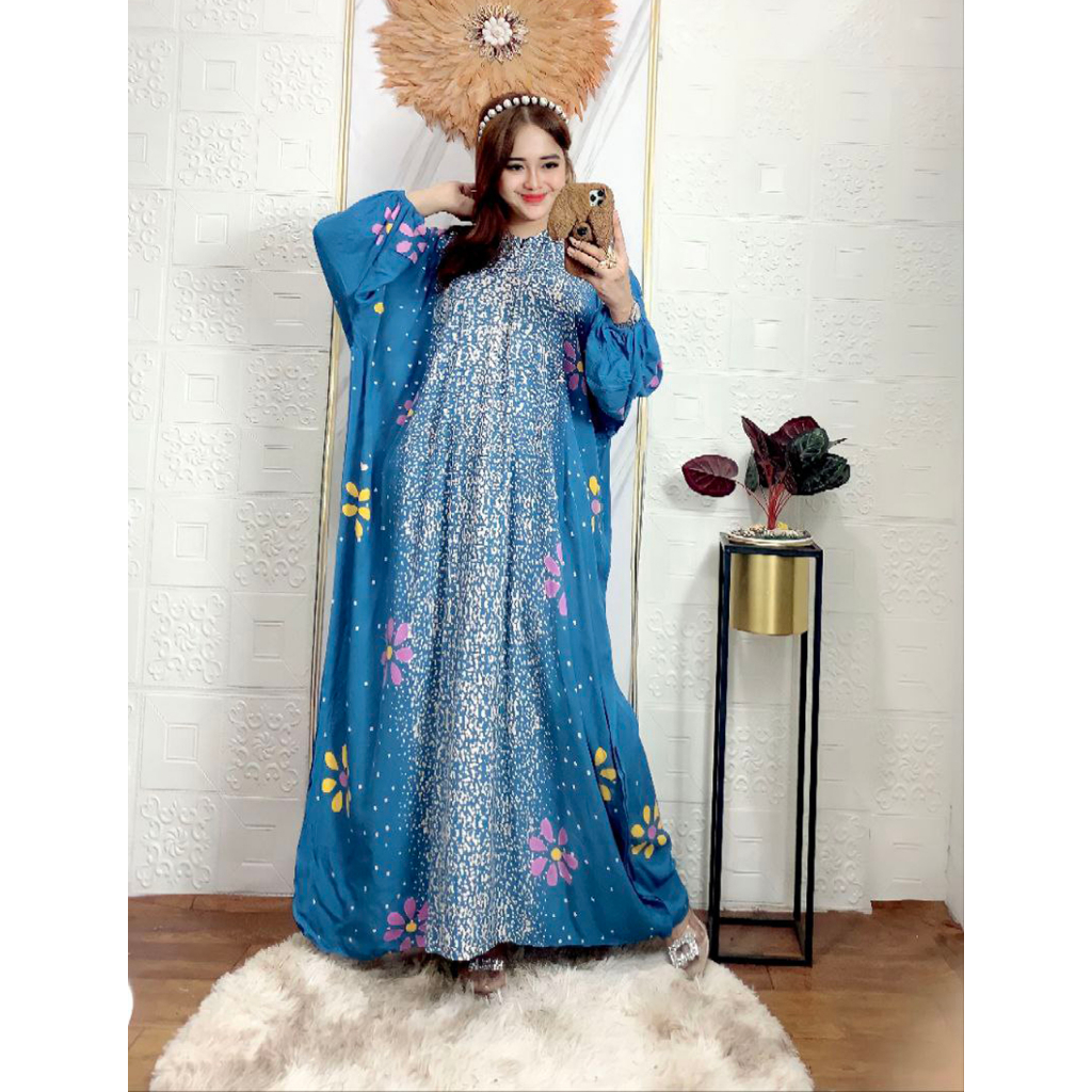 Kaftan Batik Pekalongan Terbaru Jumbo Ld 170 Rayon Premium Kekinian