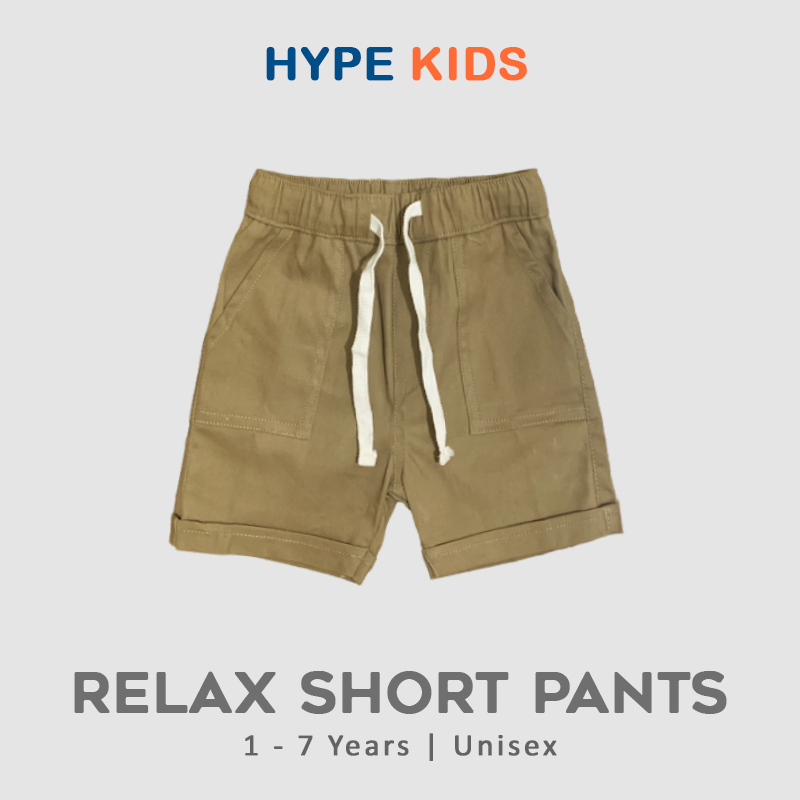 Hypekids Relax Short Pants - Celana Pendek Chinos Anak Usia 1 - 7 Tahun
