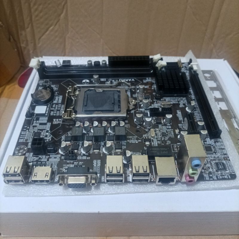 Mobo Motherboard H61 1155 support gen 2 dan gen 3