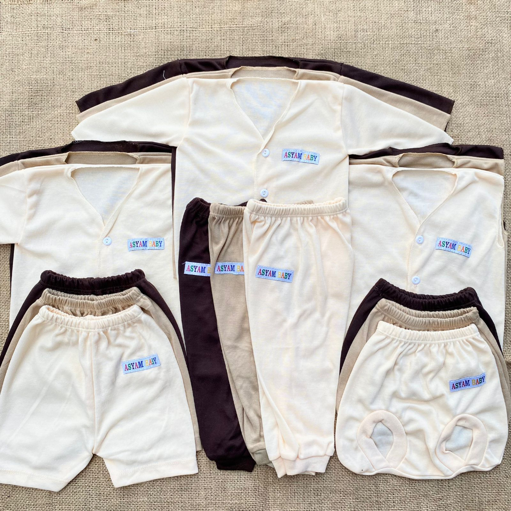 18 Paket Lahiran SERI COKLAT Qualitas Premium ASYAM BABY