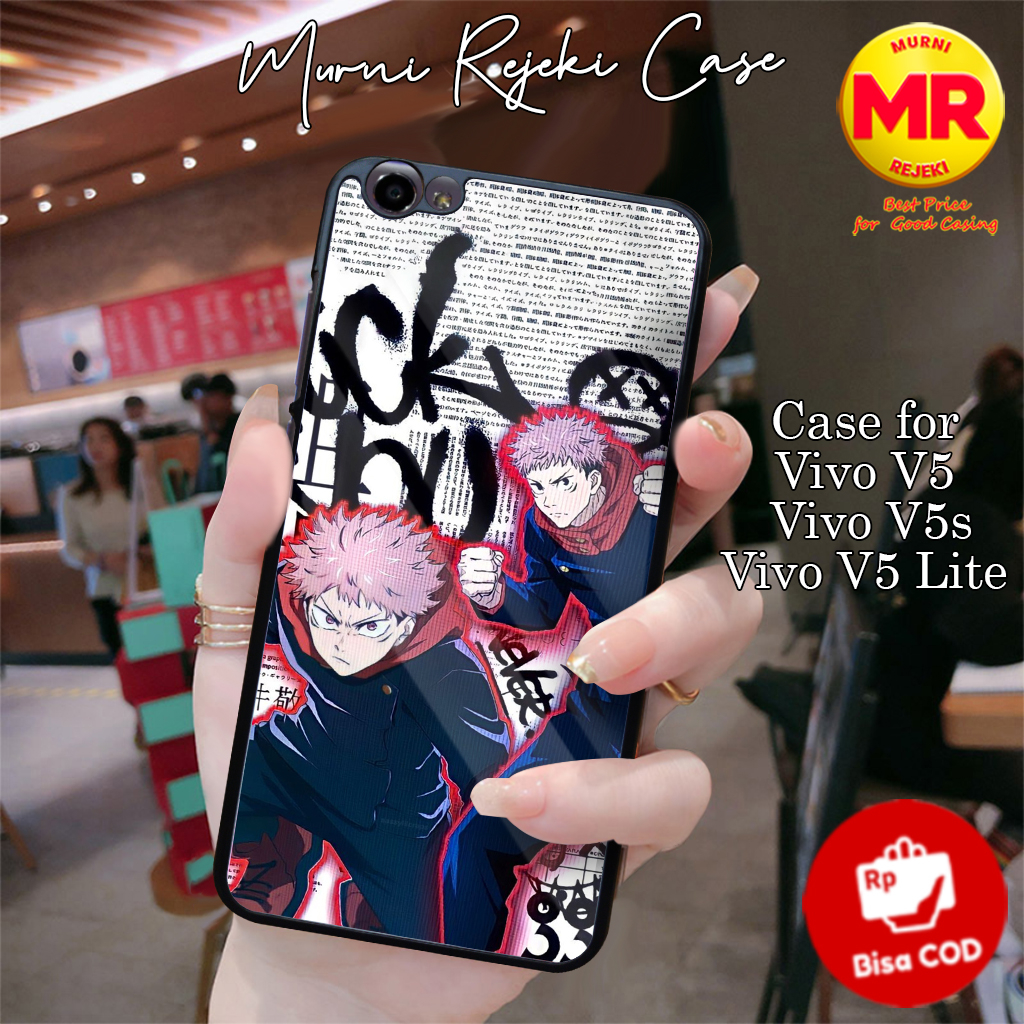Casing Hp Vivo V5 V5s V5 Lite Case Vivo V5 Lite Motif YUJIITADORI Keren Casing Vivo Case Anime Softc