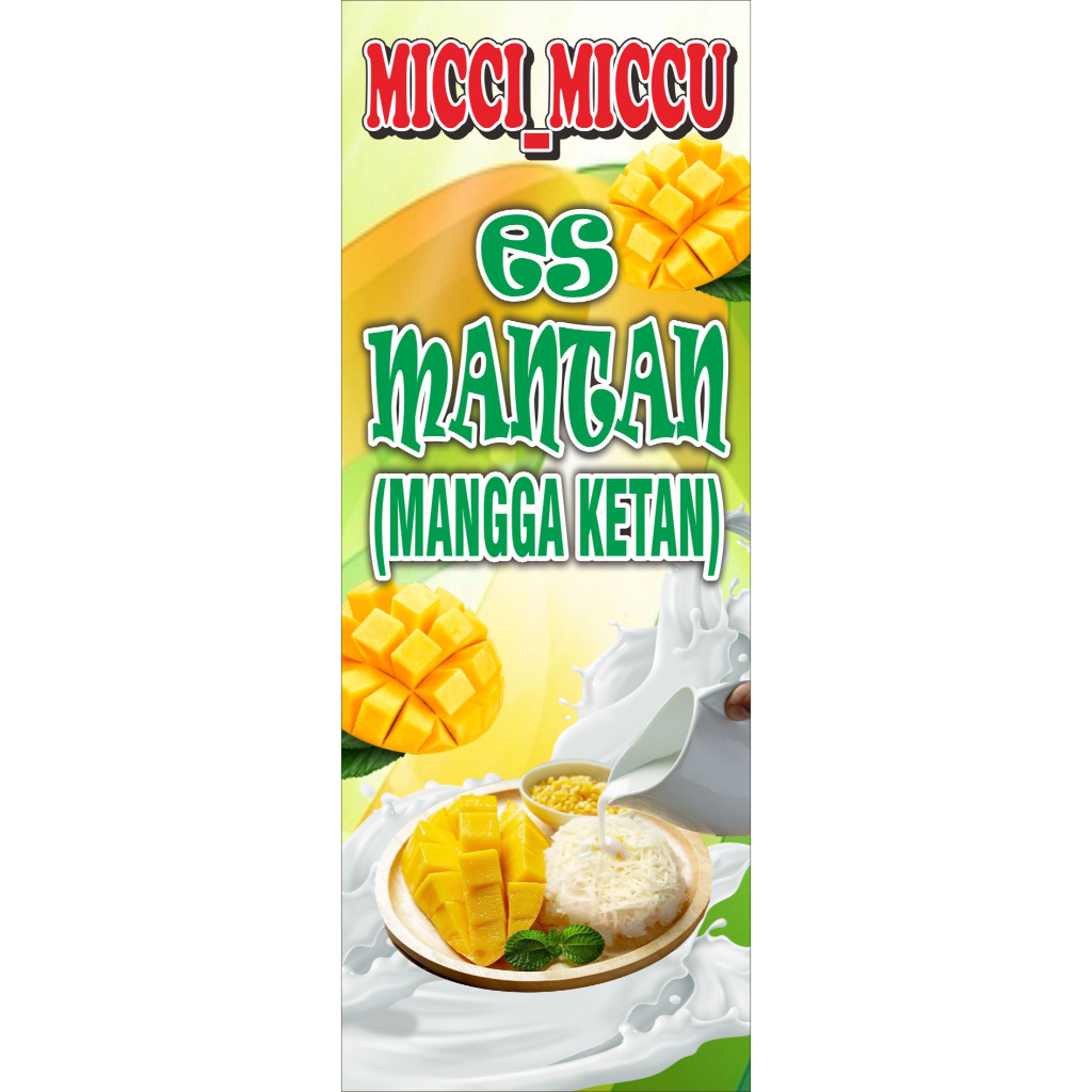 BANNER ES MANTAN (MANGGA KETAN)