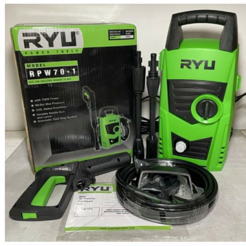 Mesin Jet cleaner RYU RPW 70-1 Hight Pressure washer mesin cuci mobil - RYU