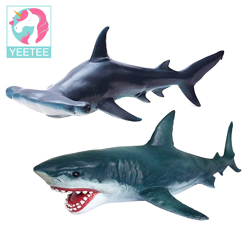 Ready✨Soft Remas Realistic Simulation Shark Ikan Hiu Plush Doll