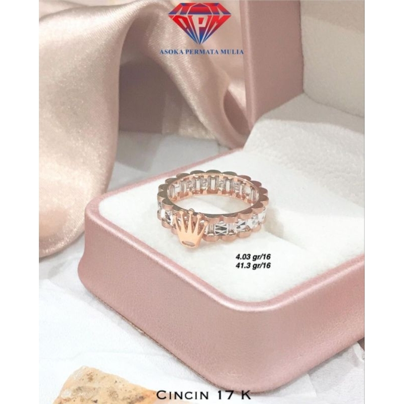cincin RLX ROSE GOLD 17 K