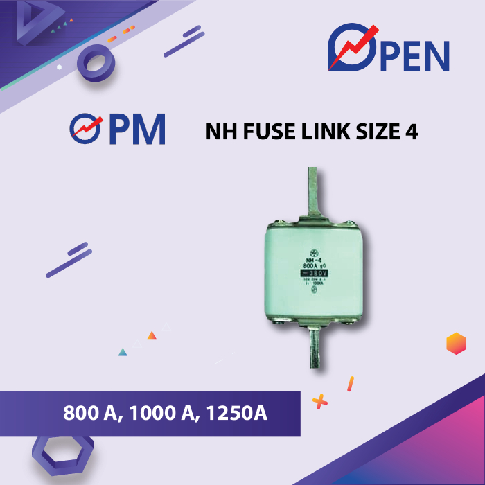 NH FUSE LINK SIZE 4 800A, 1000A, 1250A CIC
