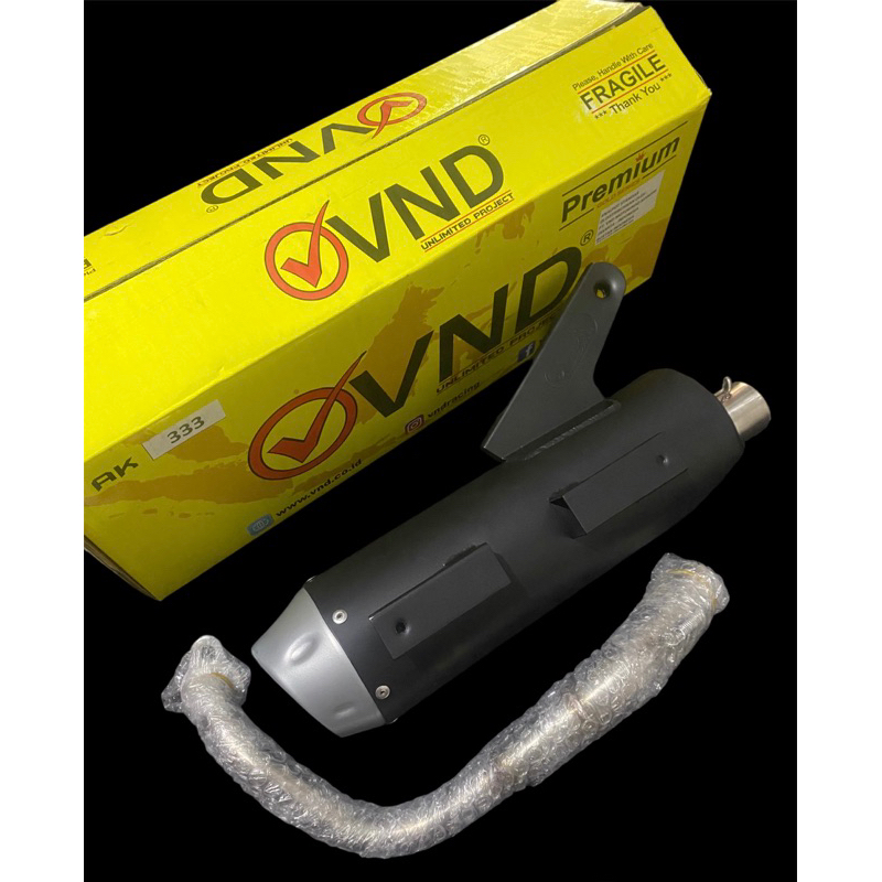 KNALPOT VND PREMIUM AK 333 BEAT, BEAT FI, SCOOPY FI DAN BEAT DELUX