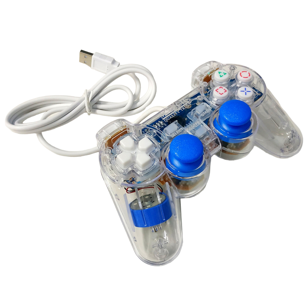 Gamepad Single Getar / Joystick Computer PC/Laptop Transparan M-Tech