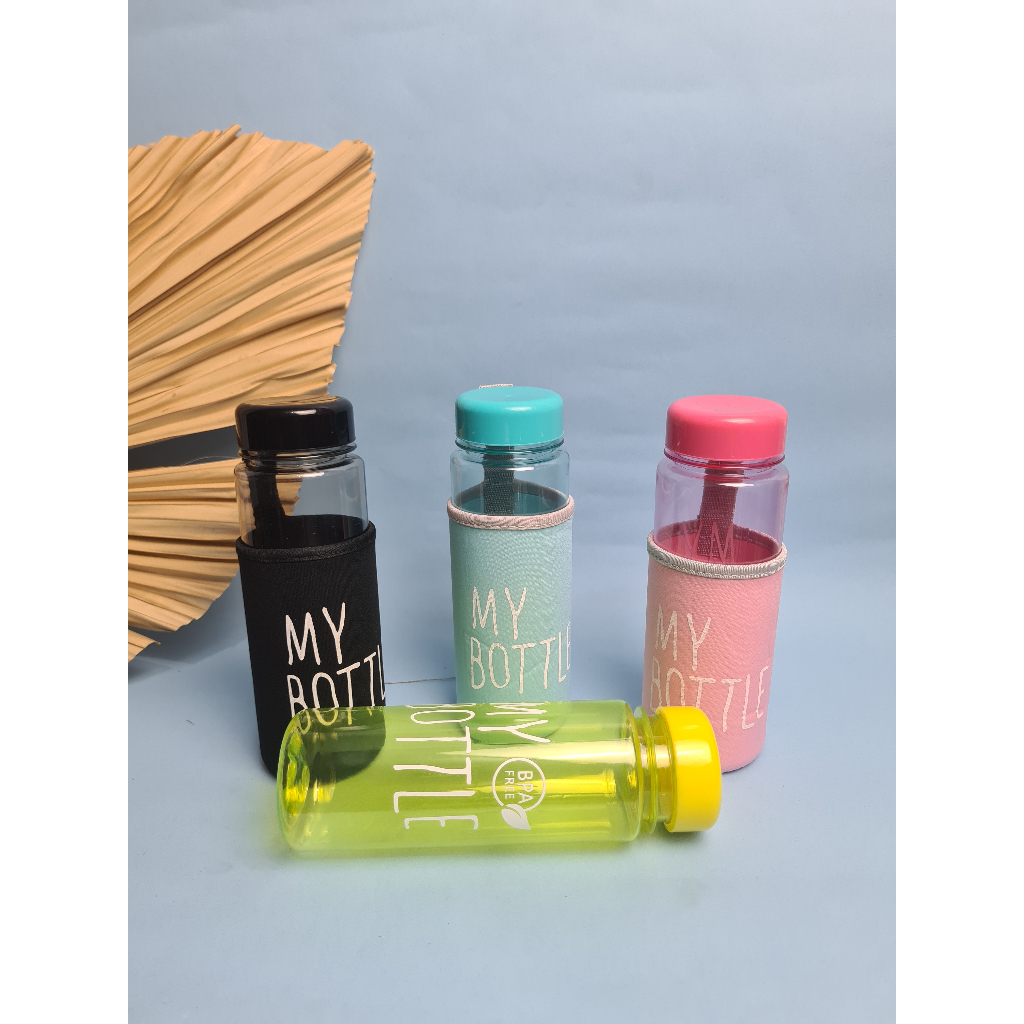 Botol Minum my bottle pouch busa infused water bahan plastik tritan warna cantik