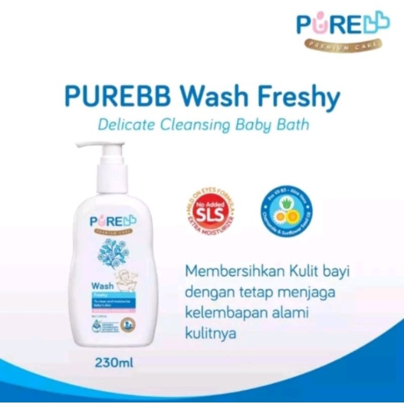 PUREBB WASH AND SHAMPOO 230ml 450ml - Pure BB