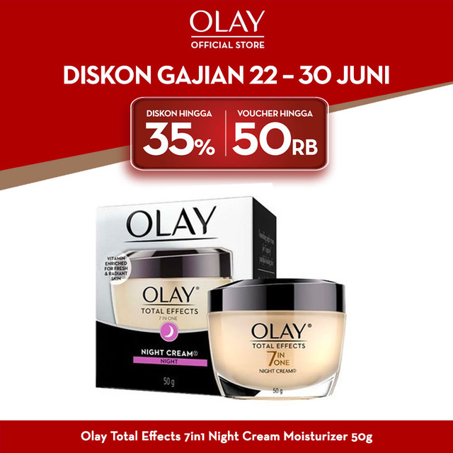 Olay Total Effects 7in1 Niacinamide Night Cream Skincare Antiaging 50g