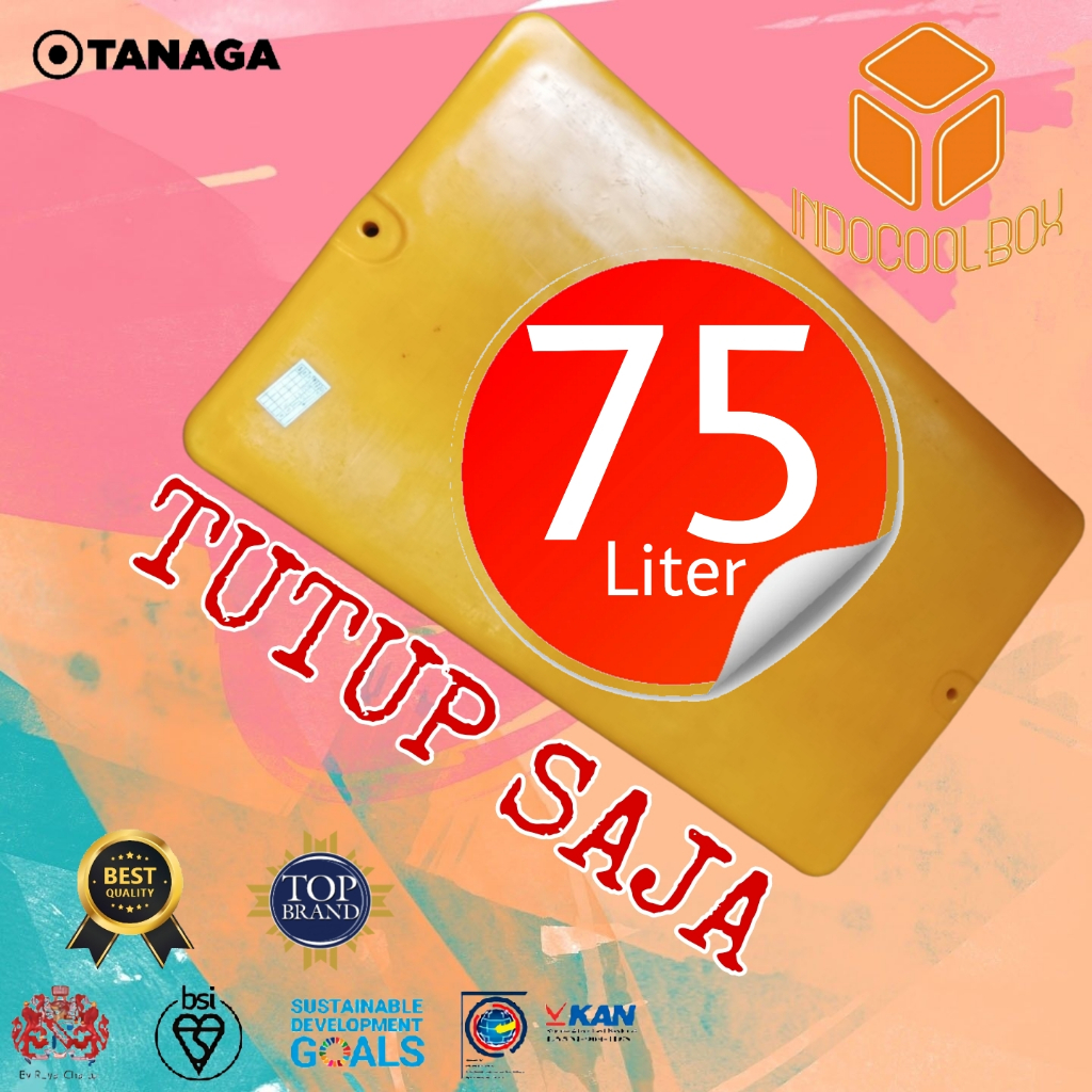 (TUTUP SAJA) Cooler Box 75lt Tanaga Termos Es Kotak Tempat Es Batu Daging Ikan Frozen Food Coolbox I