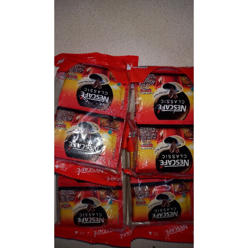 

NESCAFE CLASSIC RENTENG ISI 10 SHACET 2G