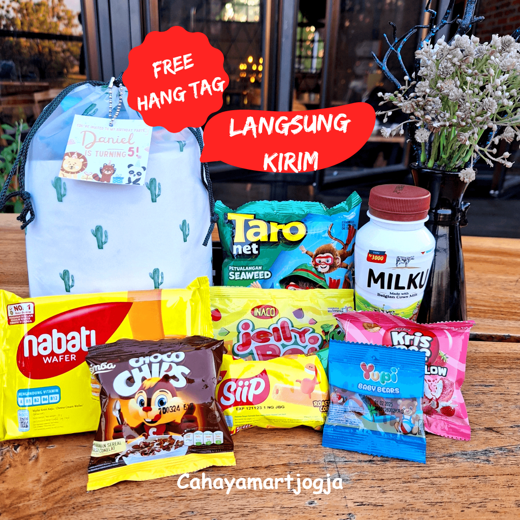 

(NO COD) PROMO ‼️FREE HANGTAG PARSEL ULANG TAHUN SPESIAL / HADIAH SNACK / PARSEL ANAK