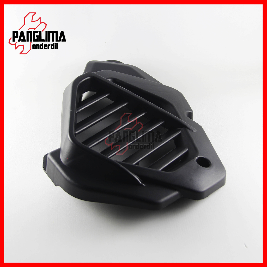 Cover Radiator Honda Vario Techno 125 FI F1 Old Lama Penutup Tutup Tameng Pelindung Magnet Magnit Polos Hitam