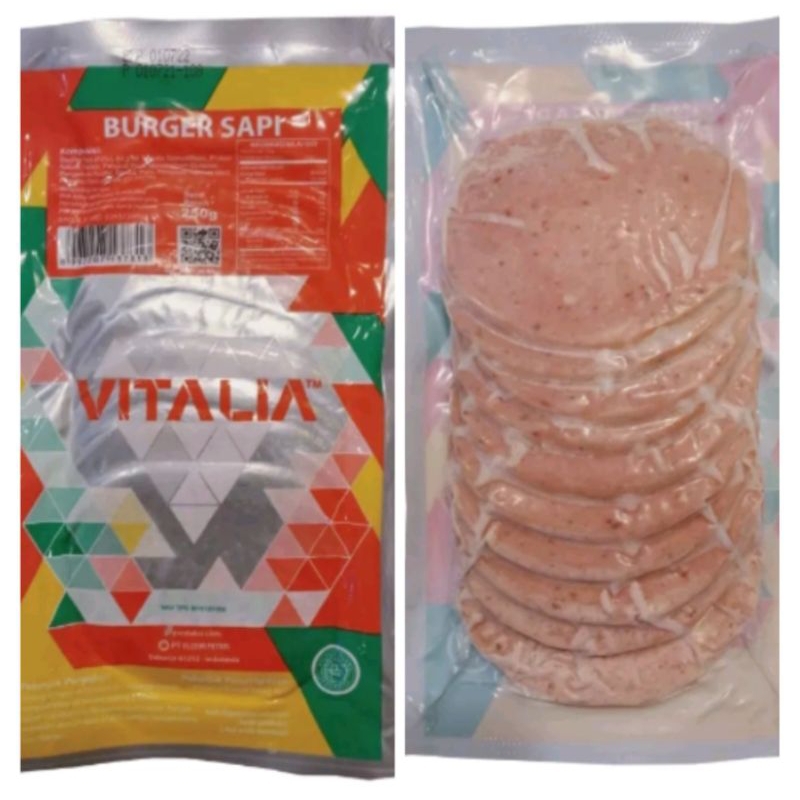 

VITALIA BURGER SAPI 250GR ISI 10