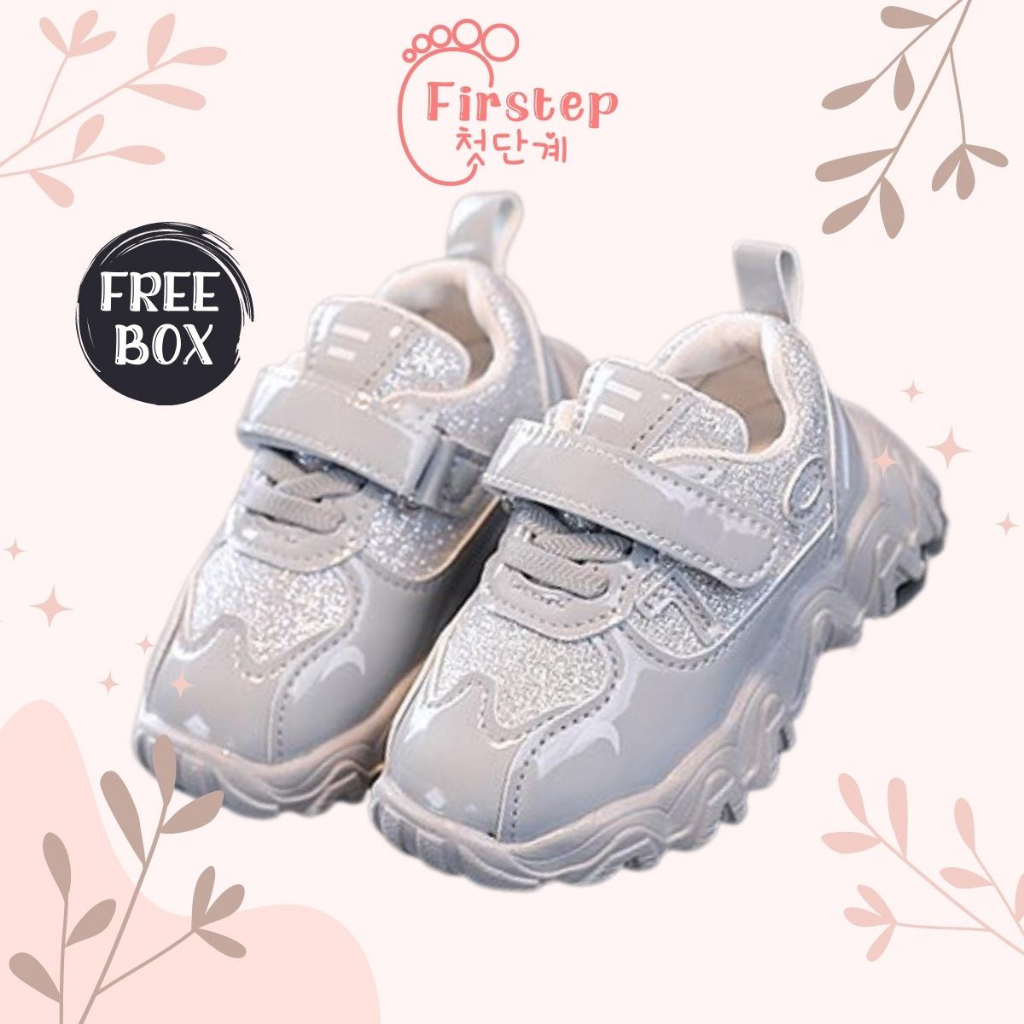 Sepatu Anak Perempuan Dan Laki Laki Import Sneaker Anak Usia 1-5 Tahun FS169