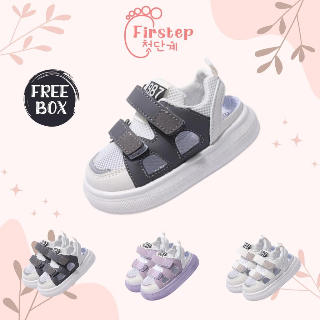 Firstep ❤️ Sepatu Sandal Anak Perempuan Sneakers Sandal Anak Sepatu Sandal  Anak Laki Laki Import Premium Quality FS171