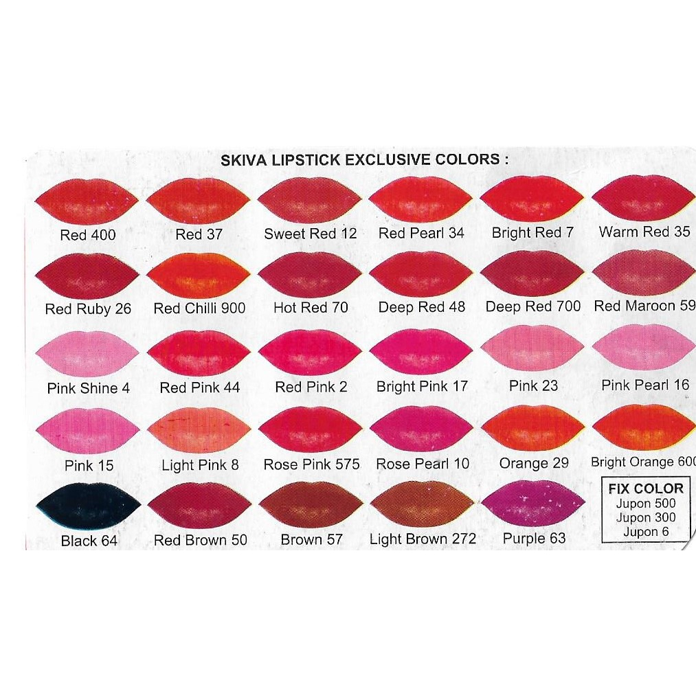 LIPSTICK SKIVA 21 COLORFIX/ LIPSTICK SKIVA ORIGINAL