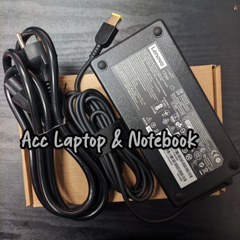 Original Adaptor/Charger Lenovo Legion 5 15ARH05 Y7000P Y7000SE Thinkpad P50 P70 20V 8.5A USB PIN 17