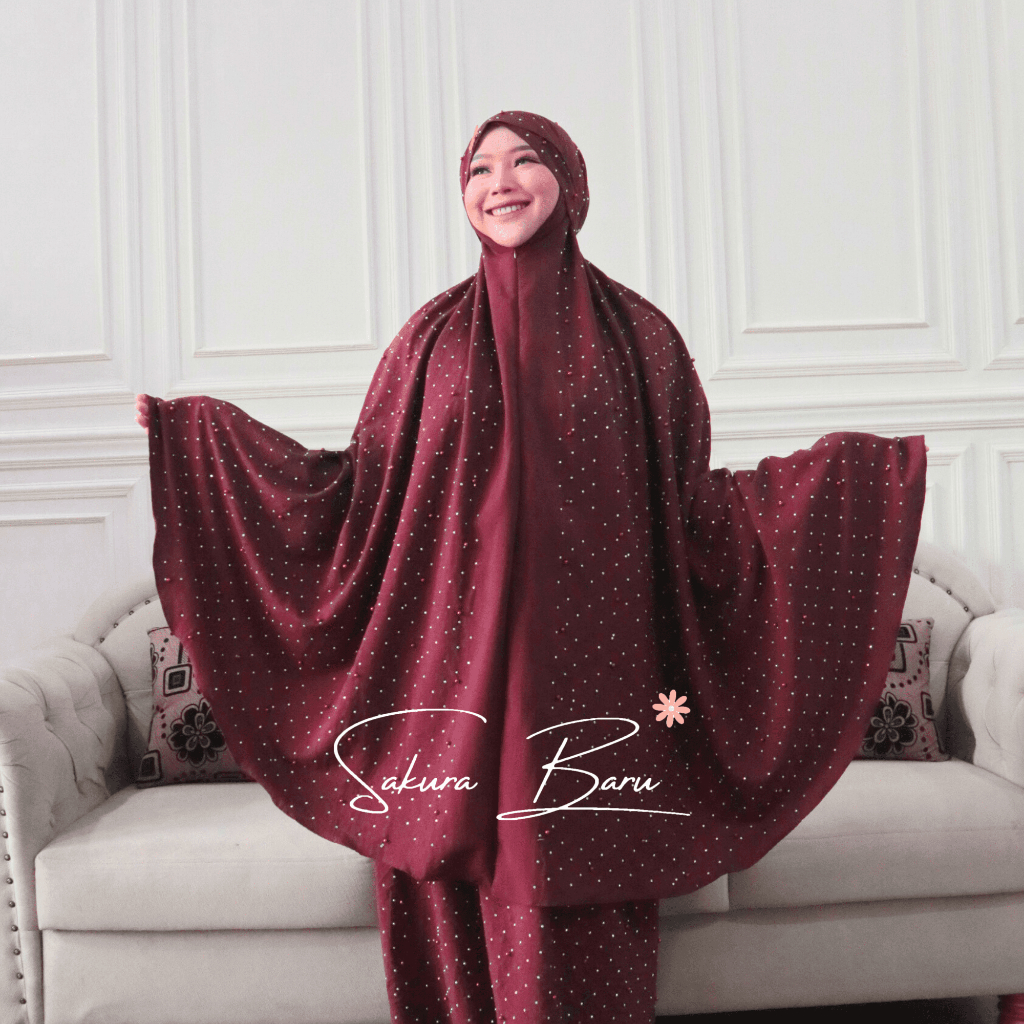 Mukena Mutiara Starla 3in1 Mewah Elegant