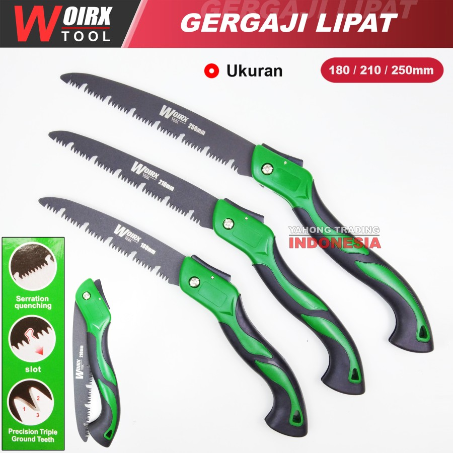 Gergaji Lipat Serbaguna Gergaji Kayu Ranting Folding Saw WOIRX TOOL