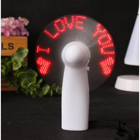 Kipas Tulisan LED/Kipas i love you Souvenir