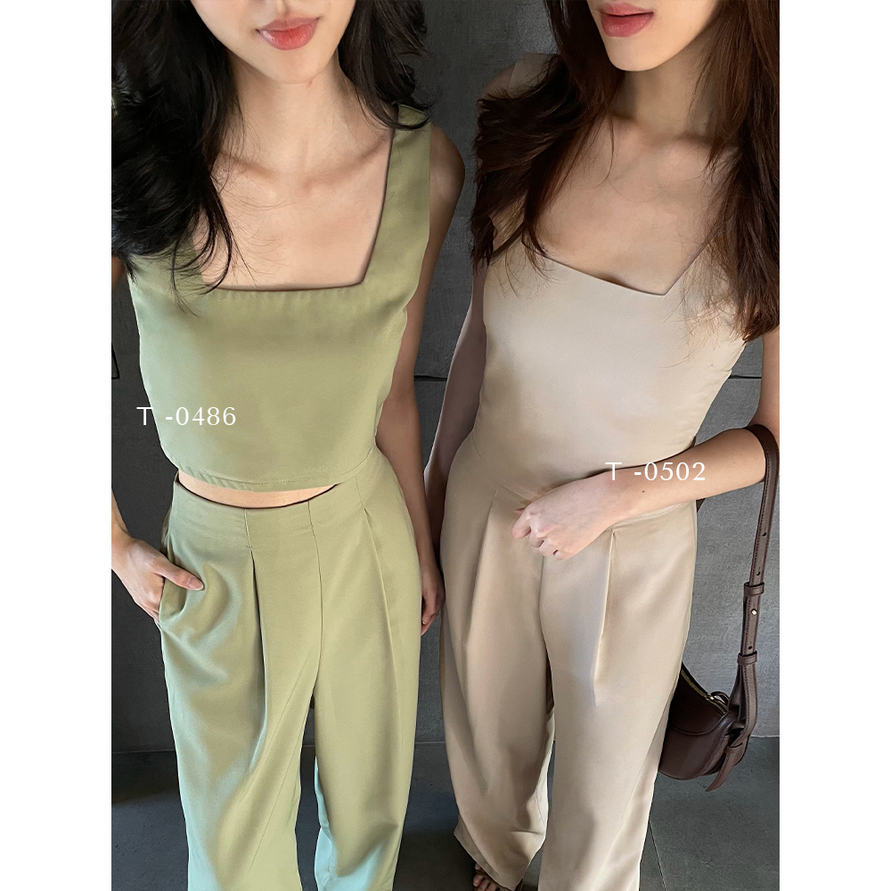 Kadaka T-0502 Square Tanktop Wanita Basic Woven