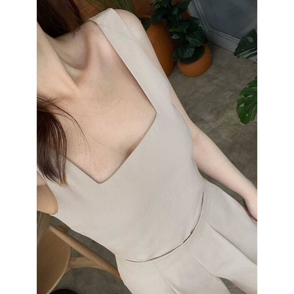 Kadaka T-0502 Square Tanktop Wanita Basic Woven