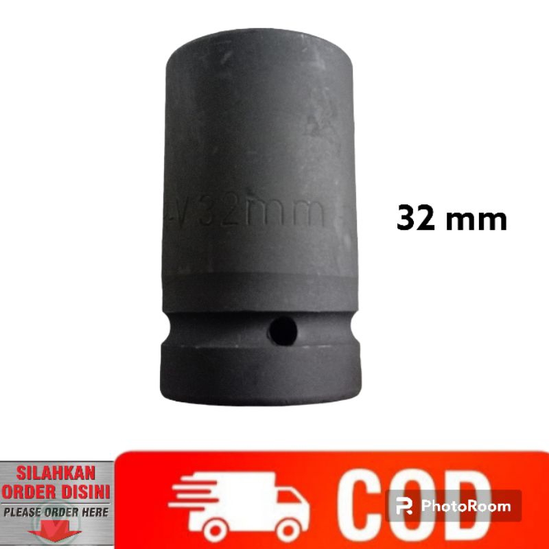 mata shock impact kunci roda impek socket impack sok impack 1 inch 32 mm kunci