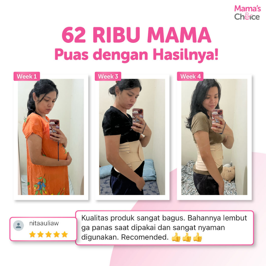 Mama's Choice Postpartum Adjustable Corset  / Korset Melahirkan Mamas Choice / Mama Choice Korset Ibu Melahirkan / Gurita Ibu Melahirkan setelah Cesar