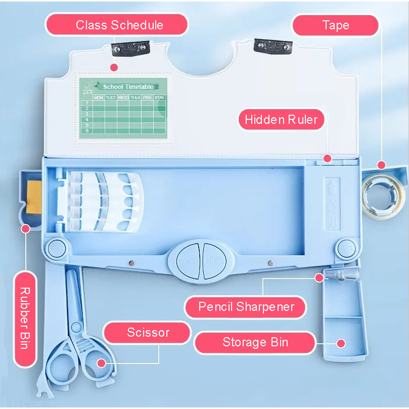 Gelasa Kotak Pensil Anak Multifungsi Serbaguna