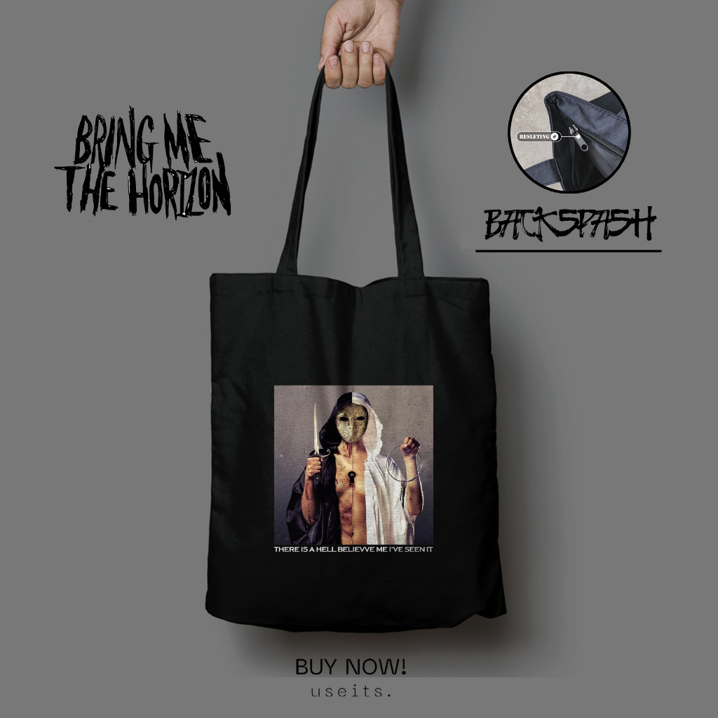 Totebag Tas Band Bring Me The Horizon BMTH Pria Wanita - BRING ME THE HORIZON