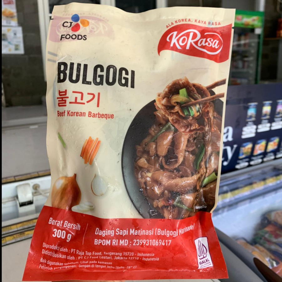 KoRasa Beef Korean Barbeque/Daging Sapi Marinasi(Bulgogi Marinate)300G