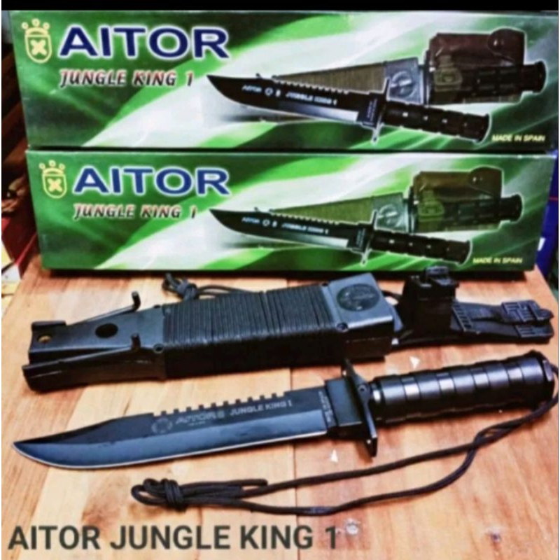 Survival Pisau Berburu Survival Outdoor Aitor Jungle King 1 Berkualitas