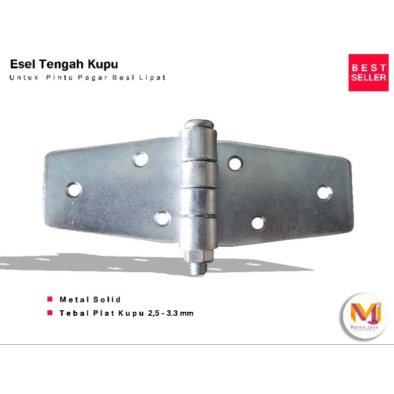 Engsel Tengah Kupu | Untuk Pintu Pagar Besi Lipat