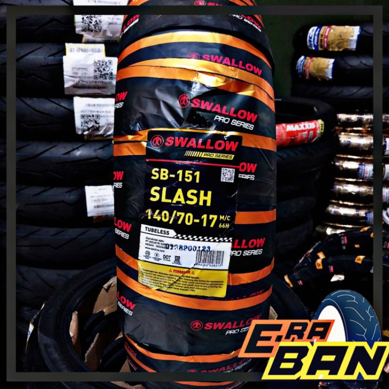 BAN LUAR SWALLOW SLASH 140 70 RING 17 TUBELESS