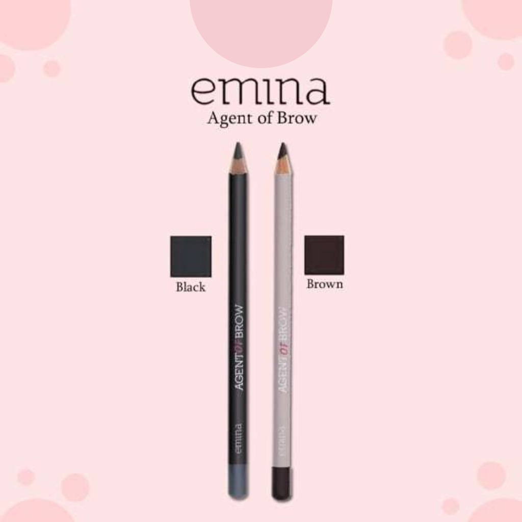 QEILA - Emina Agent of Brow | Pensil Alis Netto 1.2 g