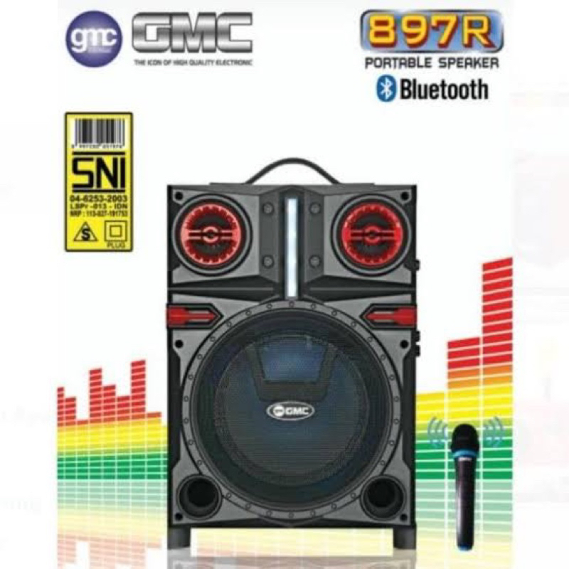 GMC 897R SPEAKER GMC 8 INCH SPEAKER PORTABLE GMC 897R GMC SPEAKER 8 INCH /SPEAKER GMC 6.5 INCH 897P 