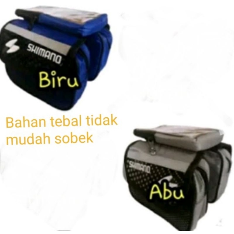 Tas sepeda, tas frame depan sepeda mtb /tas penyimpanan hp