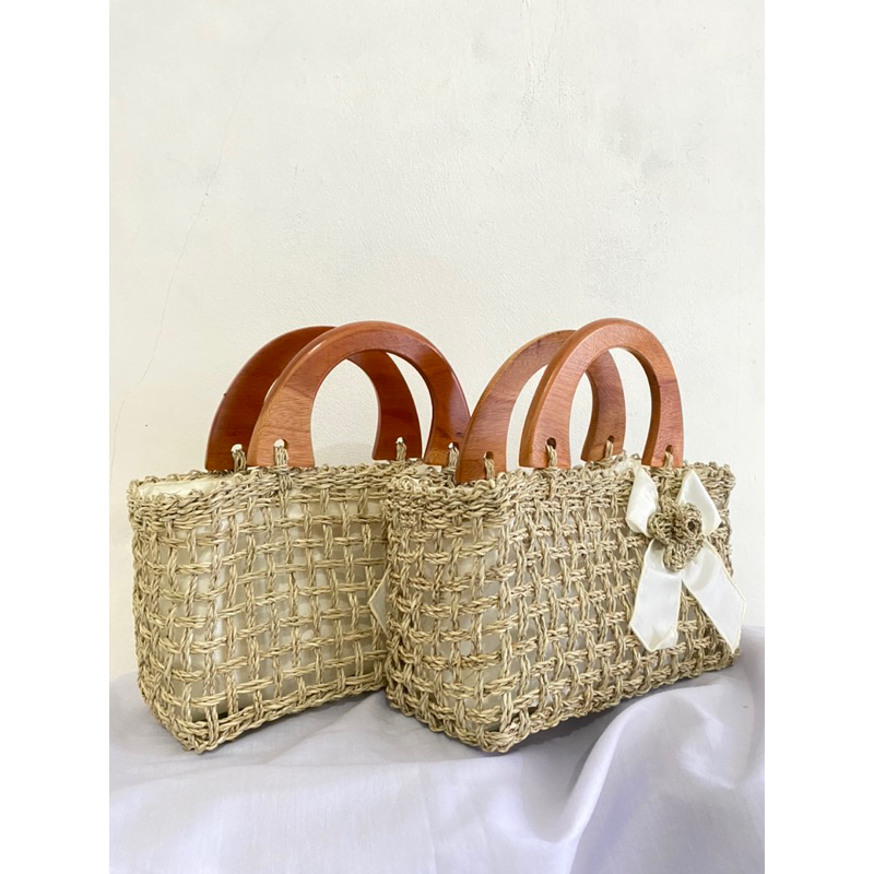 Tas anyaman eceng gondok terbaru