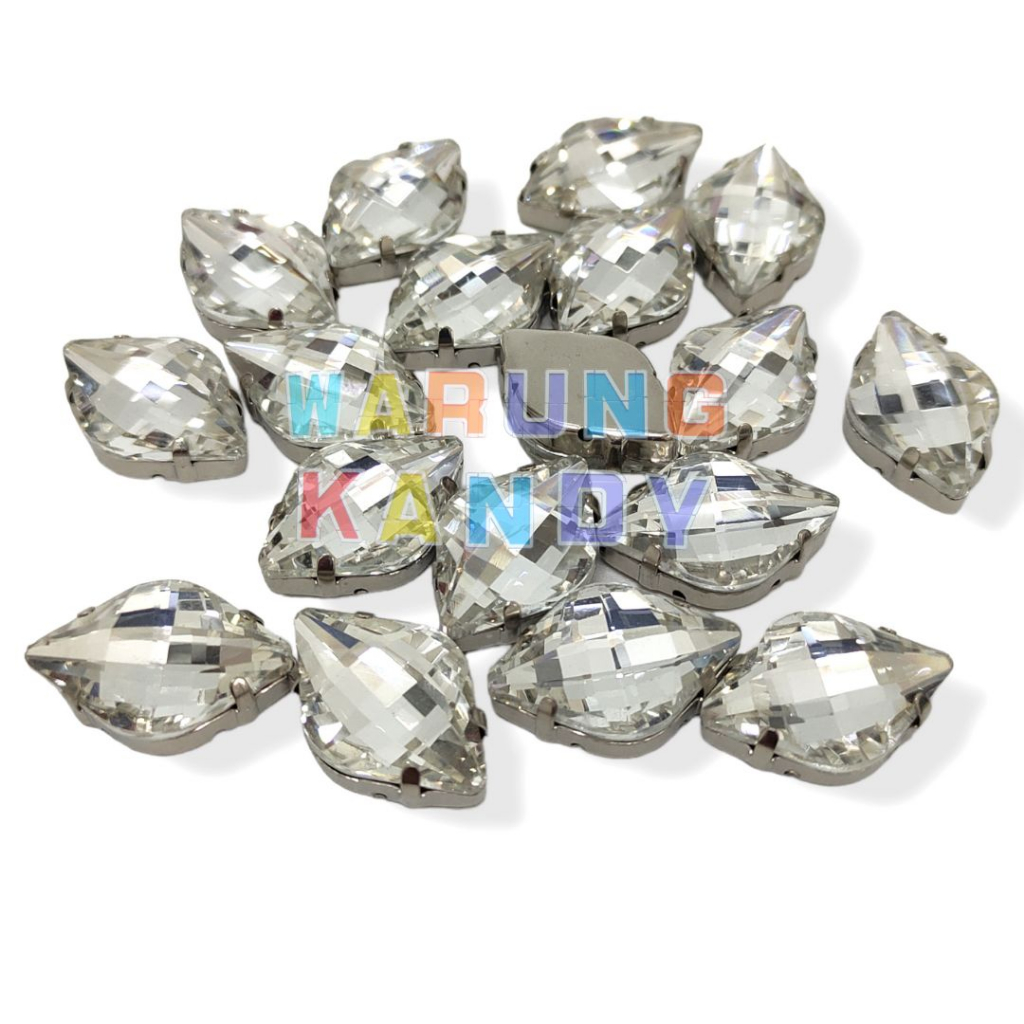 Diamon Cangkang Wajik 9x14 Putih BKS 300