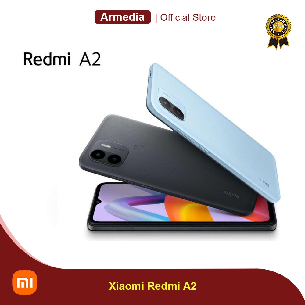 Xiaomi Redmi A2 RAM 3/64 GB AI Dual Kamera Layar HD+ 6,52" 5000mAh