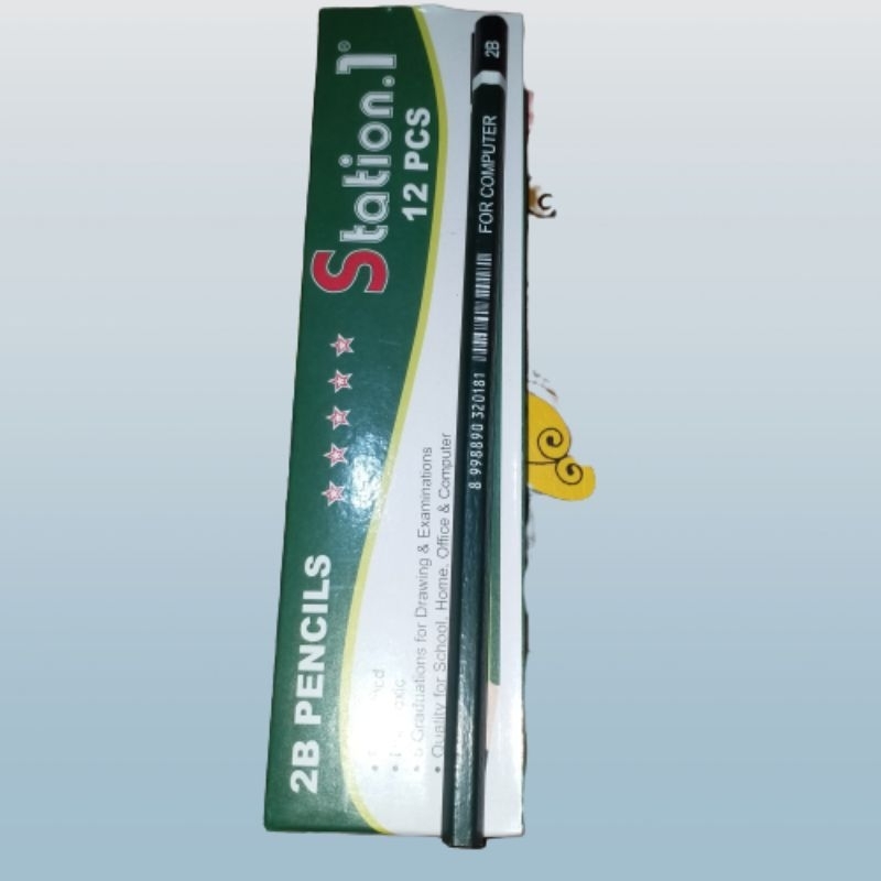 

pensil station \ pensil murah \ pensil 2B \ 1pk isi 12pcs