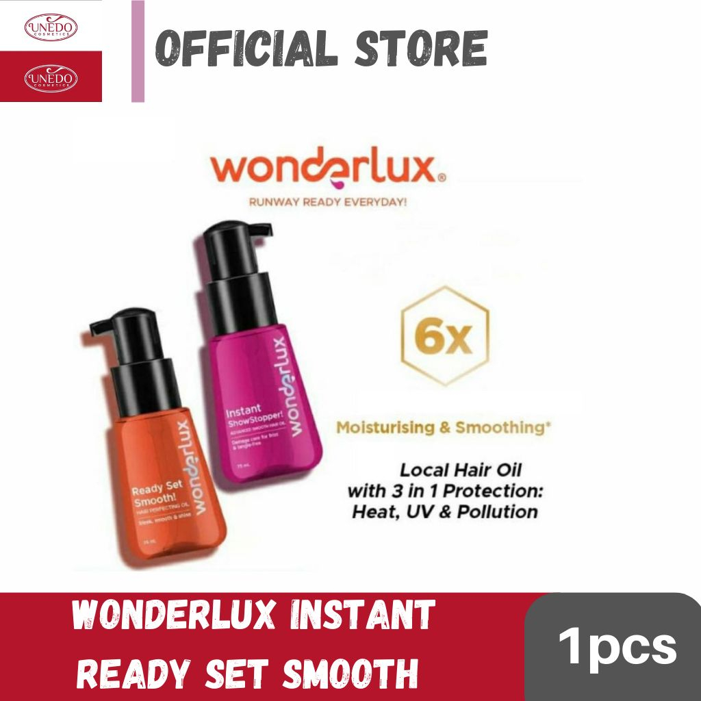 WONDERLUX Instan ShowStopper Advanced Smooth Hair Oil | Ready Set  Smooth Perfecting Oil 75ml