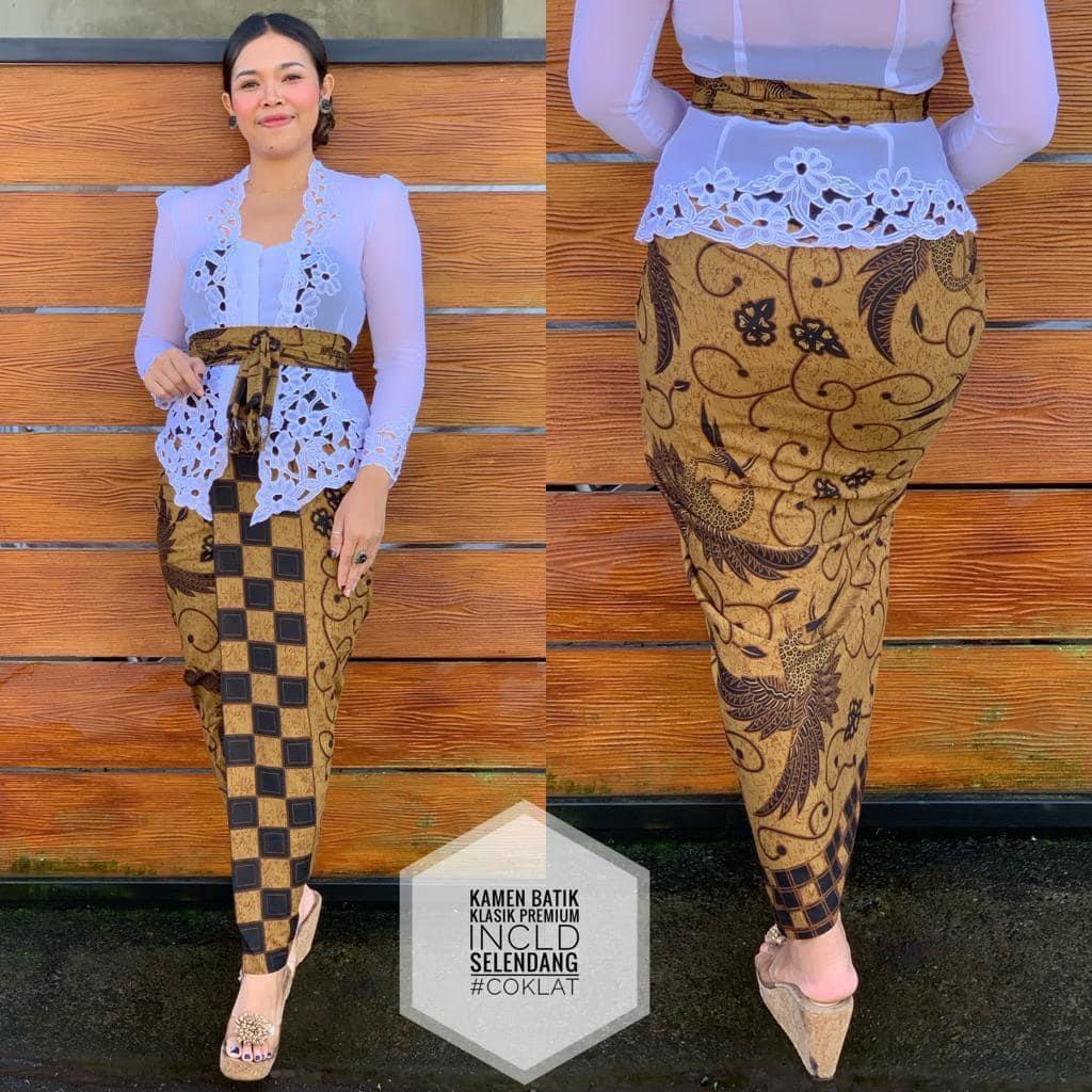 SET KAMEN &amp; SELENDANG BATIK KLASIK